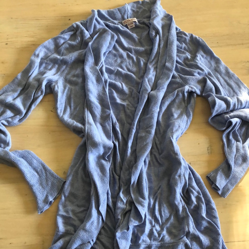 Lite Blue Flutter Cardigan